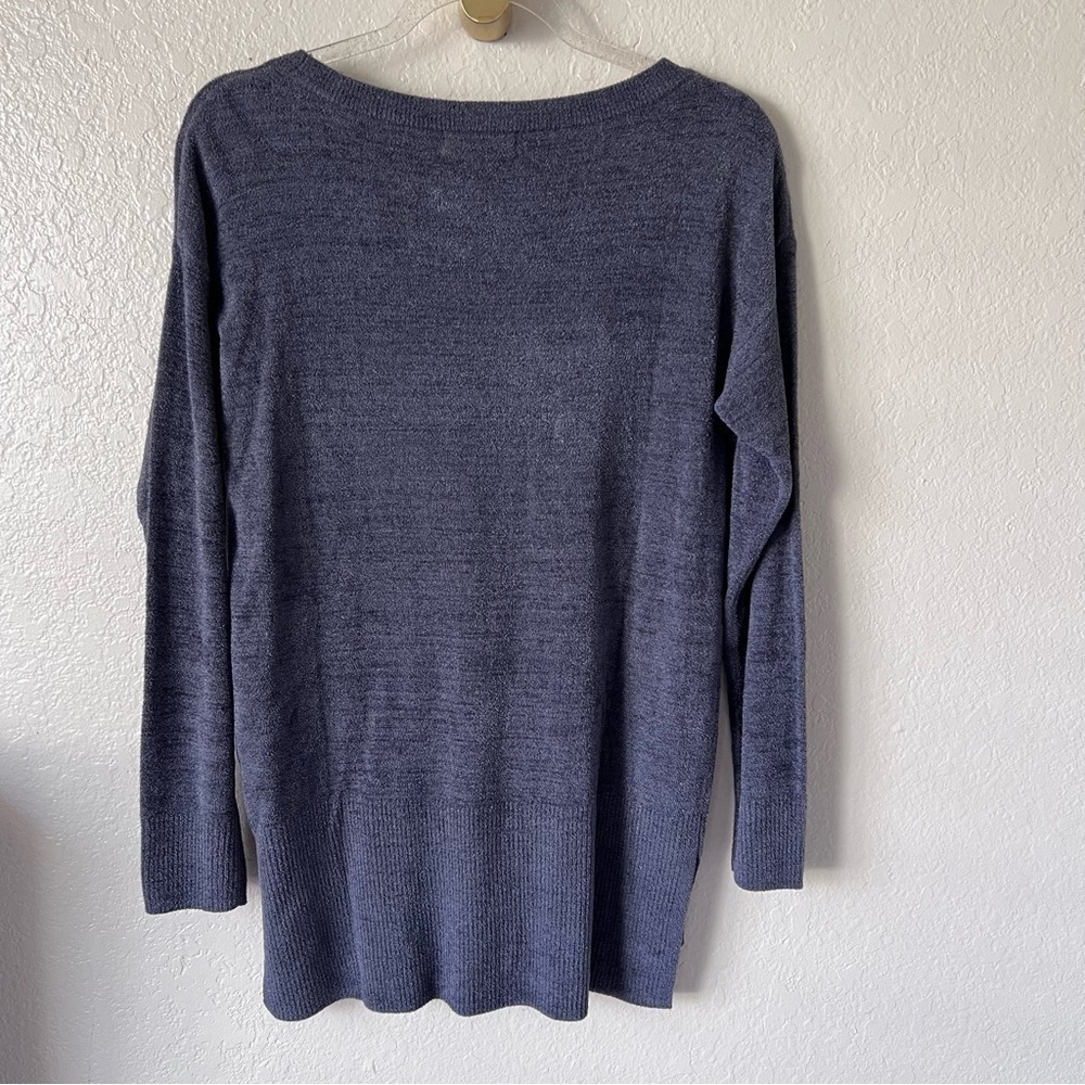 NEW Barefoot Dreams CozyChic™ Ultra Lite Paradise Knit sweater sz M - Picture 7 of 12